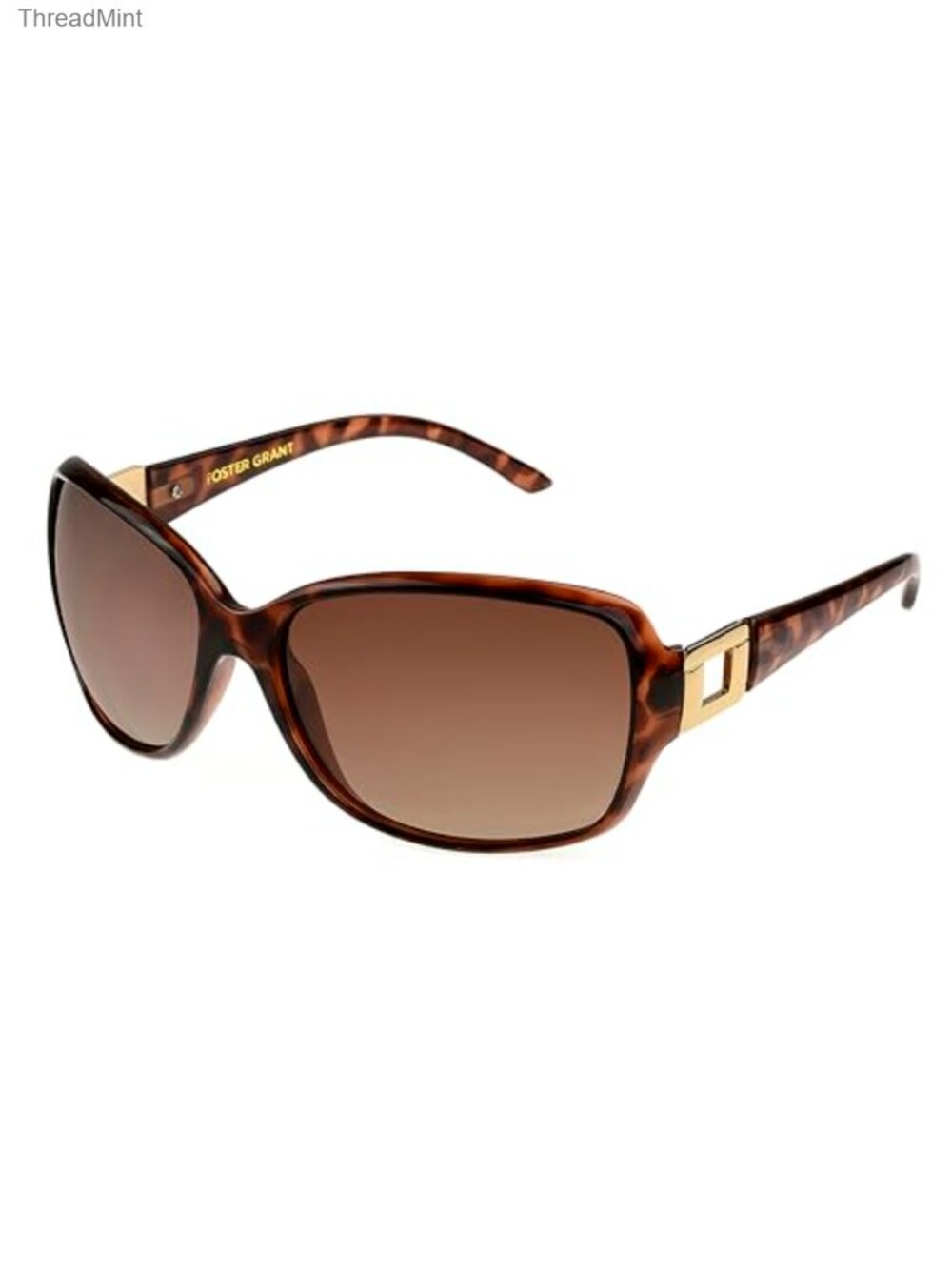 Foster Grant Poppet Polarized Rectangular Sunglasses